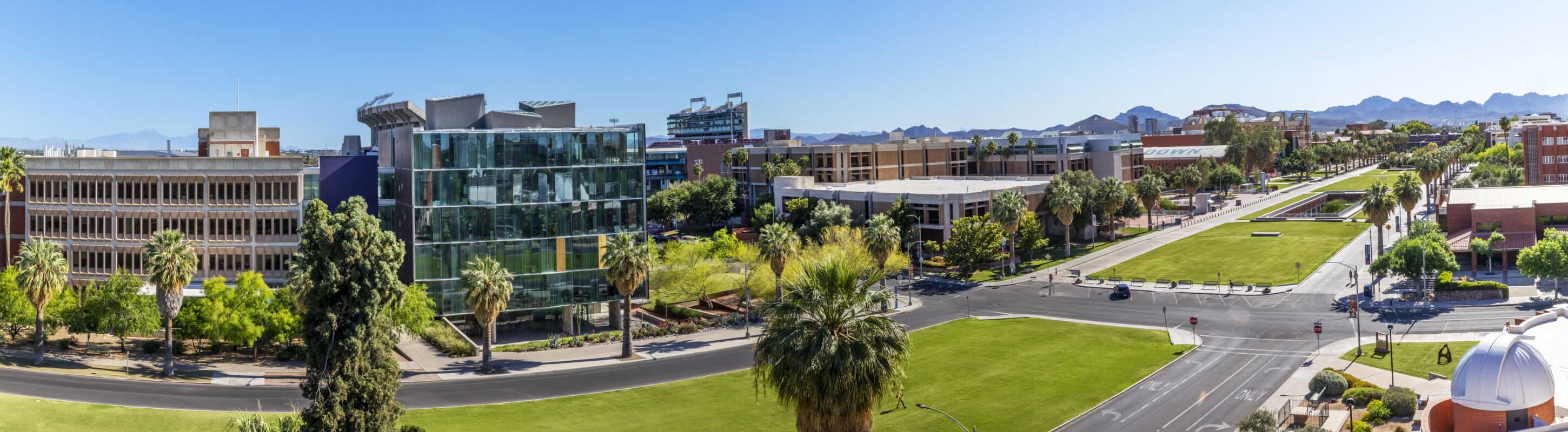 Panoramic view of the University of Arizona Mall
